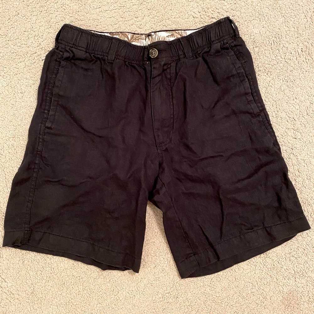 28 Palms Black Shorts